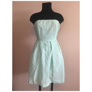 J.Crew Cotton Strapless Dress